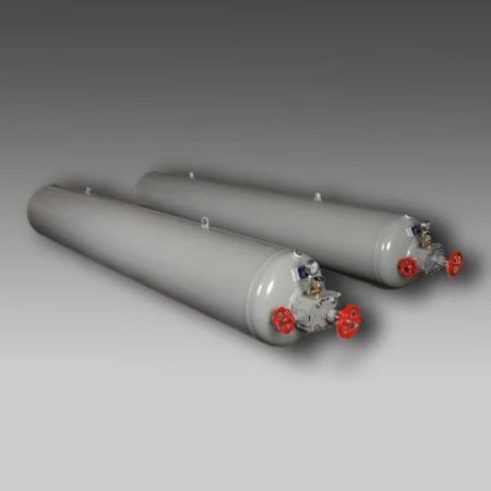 Starting air receivers for marine